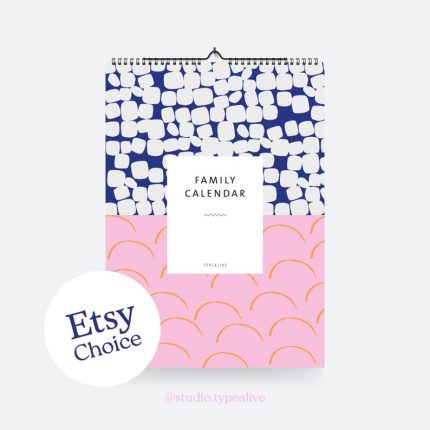 2026 Family Planner A3 5 Column Wall Calendar