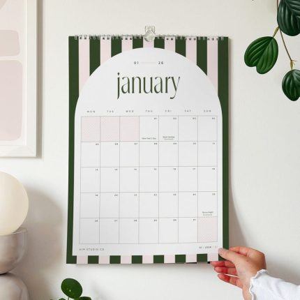 2026 Wall Calendar A3 A4 with UK Bank Holidays